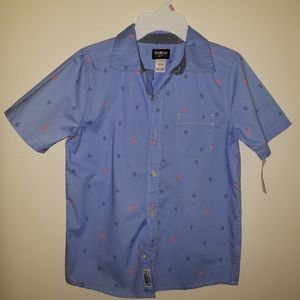 Oshkosh Button-Front Dinosaur Shirt